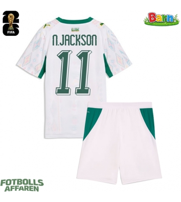 Senegal Nicolas Jackson #11 Hemmaställ Barn VM 2026 Kortärmad (+ Korta byxor)
